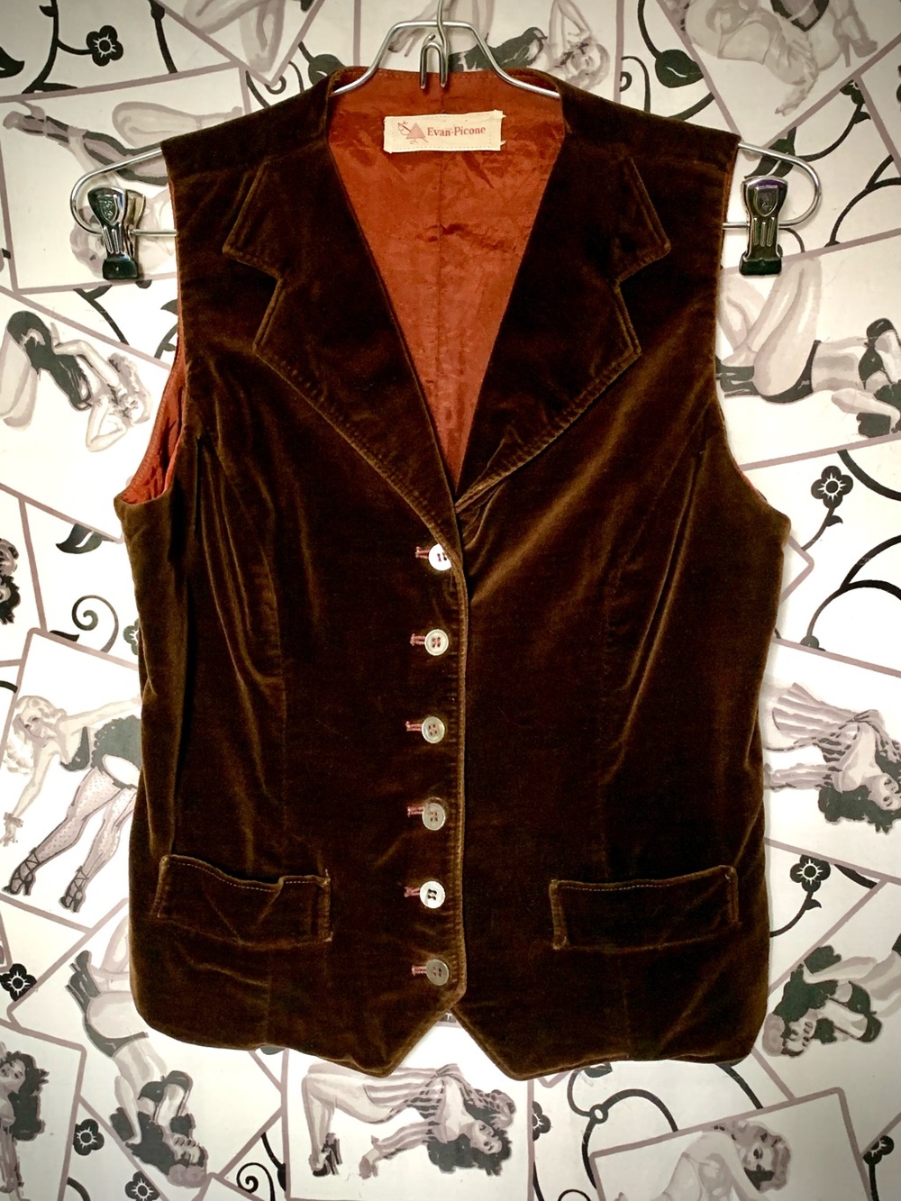 Vintage Velvet Vest